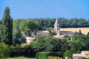 église st anatole vue nord du gite